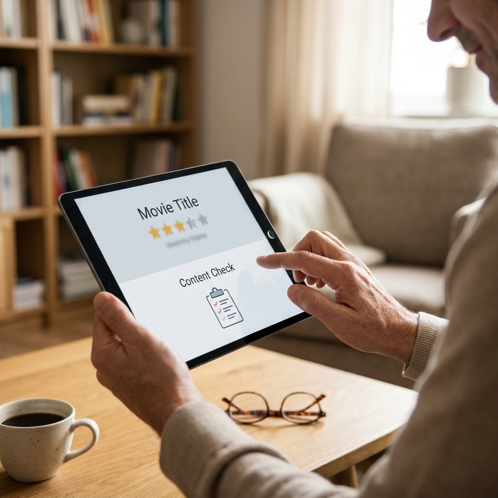 Family-friendly entertainment ratings and content checks