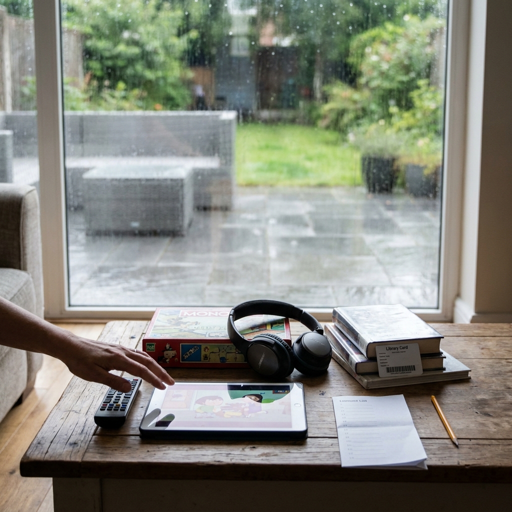 Rainy-day summer entertainment (last-minute plan)