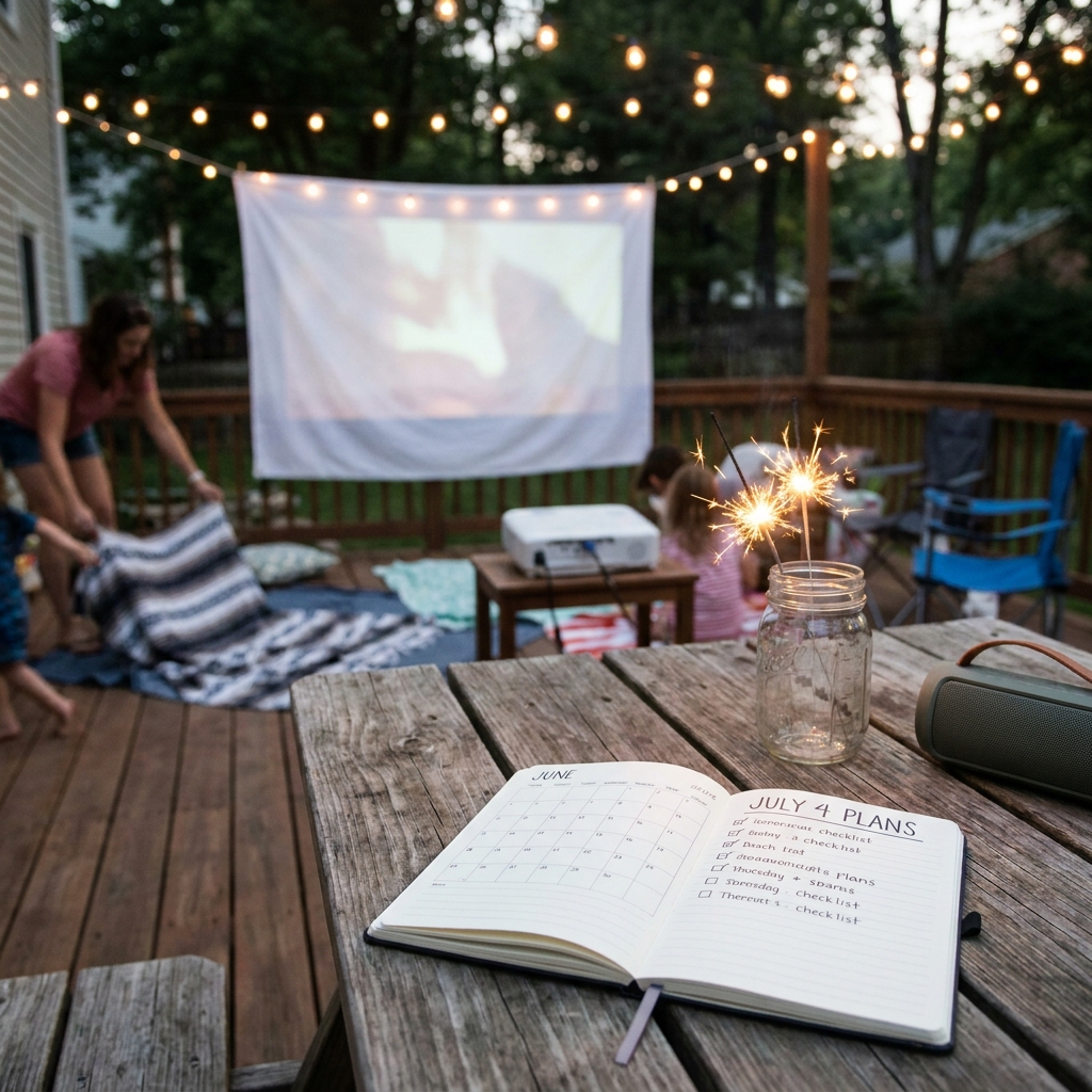 July 4 planning kickoff (entertainment-focused, safe)