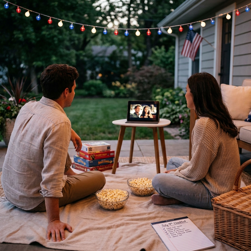 July 4 eve entertainment (last-minute, family-friendly)
