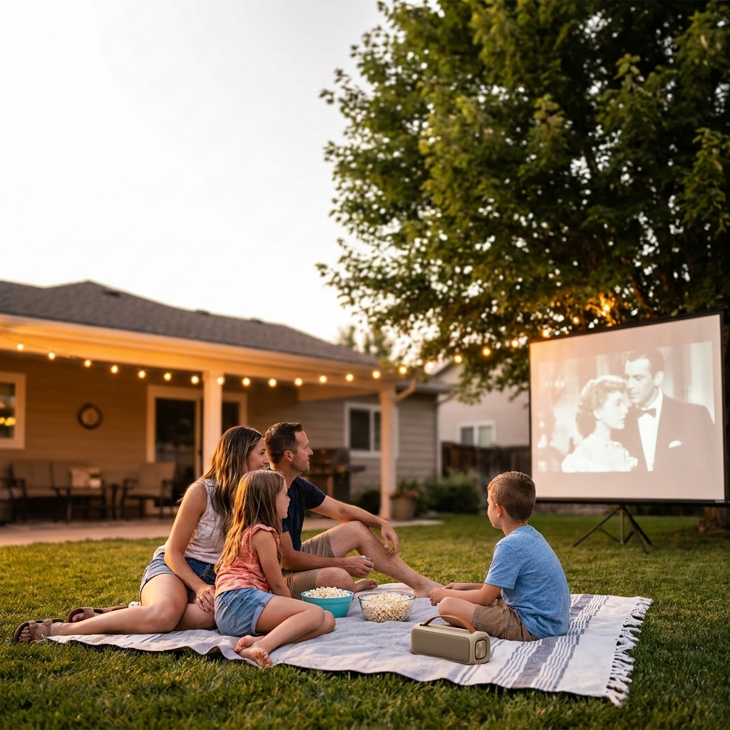 Late-July ‘summer nights’ entertainment series starter (weekly theme calendar)